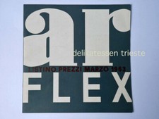 ARFLEX sedie divani poltrone Milano 1963 LISTINO PREZZI CATALOGO vintage Zanuso