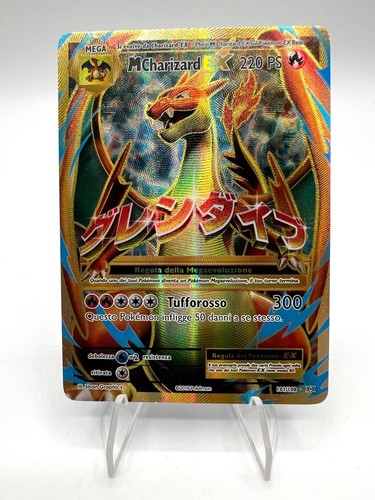 Carta pokemon charizard ex - m,