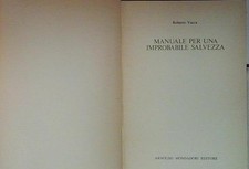 Vacca roberto MANUALE PER UNA