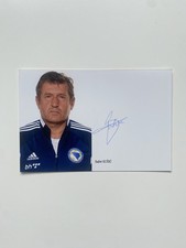 Autografo Safet Susic PSG / Jugoslavia / Stella Rossa / Bosnia