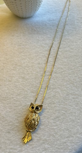 Collana con ciondolo gufo