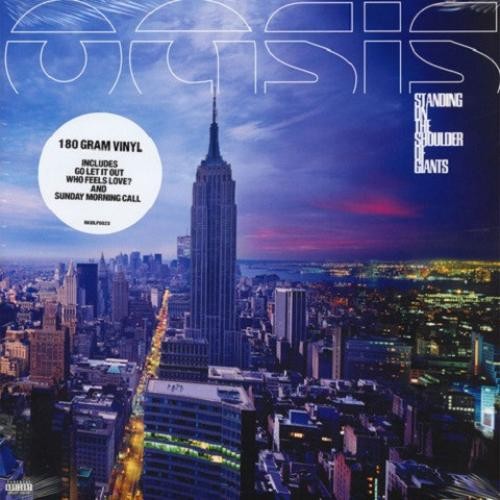 Oasis standing on the - -,