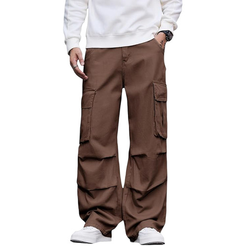 Pantaloni cargo uomo gamba - pantaloni,