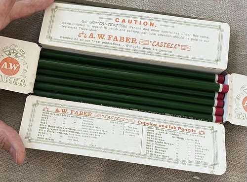Set vintage faber castell 8 - set,