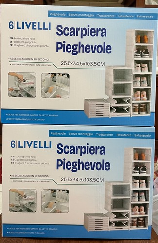 Scarpiera pieghevole livelli - scarpiera,
