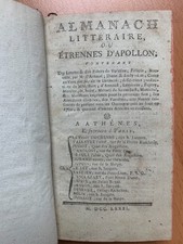 Almanach littéraire ou