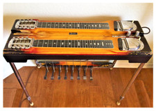 FENDER 1000 - DOPPIA PEDALE 8 CORDE ACCIAIO 1964 - FOTOGRAFIA 5"X7"