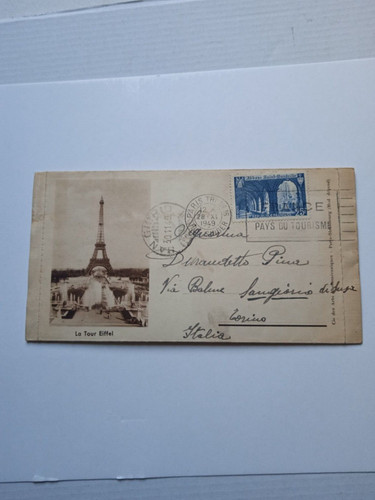Cartolina fisarmonica con - a,