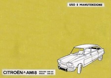 citroen AMI 8 - MANUALE USO E