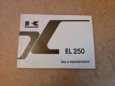 Kawasaki EL 250 Manuale Di Istruzioni Uso Manutenzione 