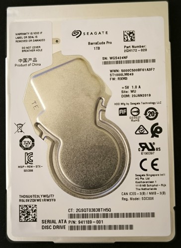 Hard disk interno - , 2.5"