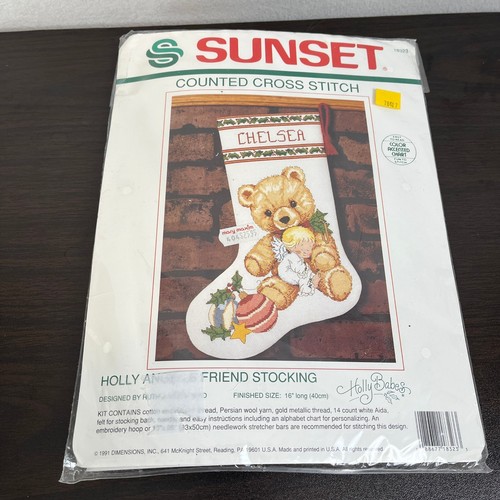 Sunset counted cross stitch - cross,