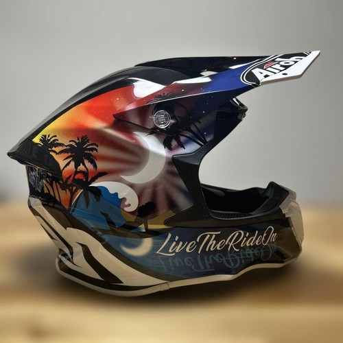Airoh helmet used with bag - used,