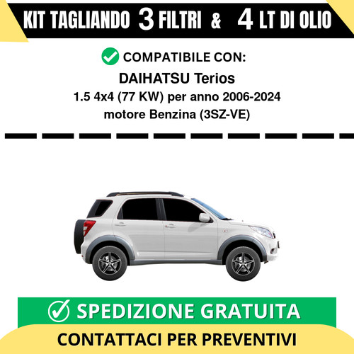 Tagliando per daihatsu - per, terios