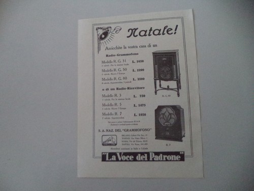 Advertising pubblicità 1932 - pubblicità,