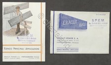 Brochure Edilizia - ERACLIT - Elenco principale applicazioni - ed. 1934