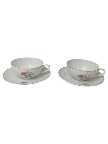 Porcellana luce tazza piattini - porcellana,