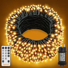 Luci Albero Di Natale, 40M 400 LED Luci Natalizie Da Esterno Ed Interno Con 8 Mo