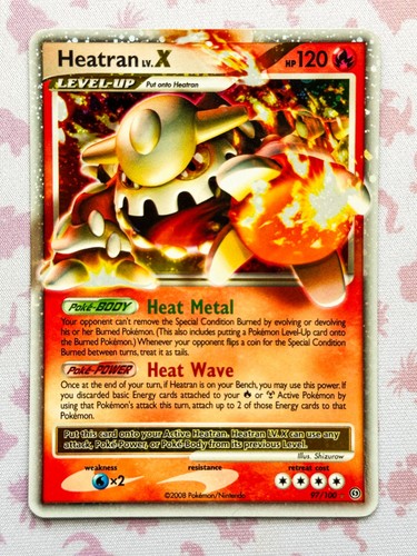 Pokemon heatran x carta - heatran,