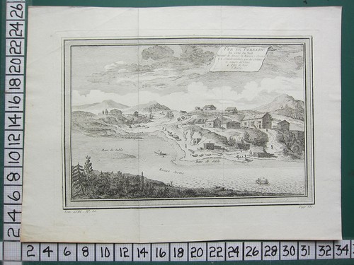 Stampa georgiana c1750 vista - stampa,