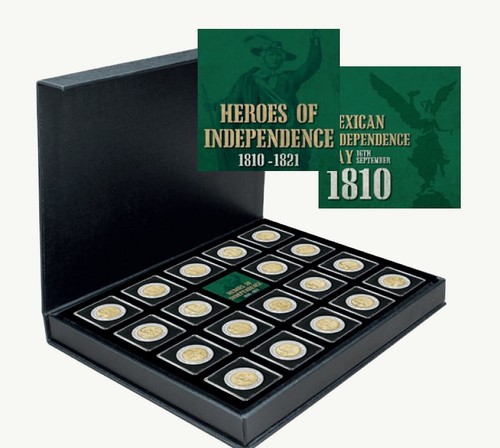 Messico 19x pesos monete - 5,