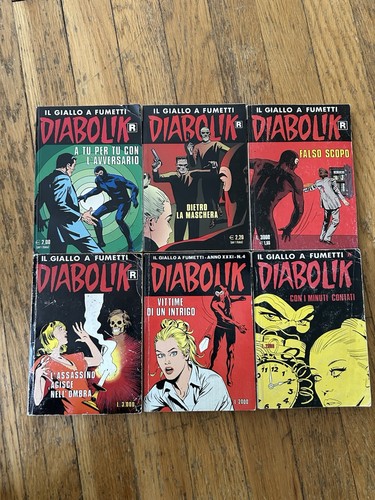 Diabolik comics fumetti lotto - diabolik,