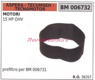 Prefiltro aria aspera - aspera, motore