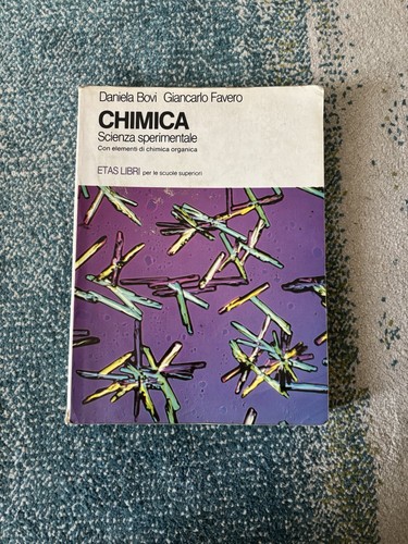 Libro chimica scienza - chimica, "scienza