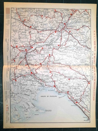 Carta geografica stradale