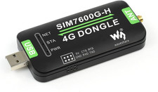 SIM7600G-H 4G DONGLE, with Antenna, Compatible with Windows/Linux