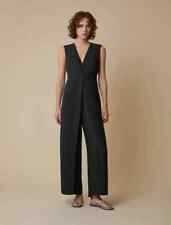 Tuta in envers satin nera o