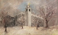 Pittura olio su tela con