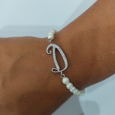 BRACCIALE PERLE DI 4MM LETTERA
