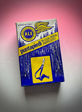 PEDALS TOE CLIPS ALE TORINO SUPERLEGGERI NERI SIZE "M" NOS FERMAPIEDI con viti