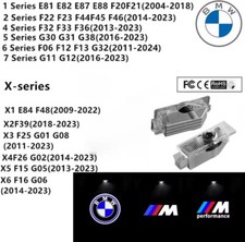 2 / 4 PEZZI LUCI PORTA AUTO LED LOGO PROIETTORE LUCE BMW M LED LUCI PORTIERA