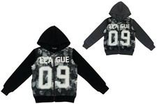 Bambini Giacche Pile con Cappuccio Cappotto Eskimo Ragazzi 863