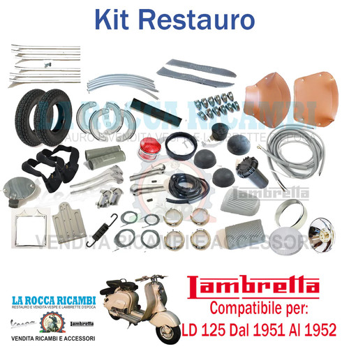 Kit restauro lambretta 125 - lambretta,