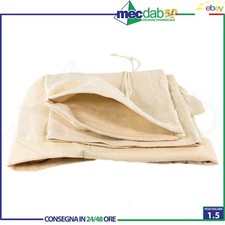 Filtro Enologico 150 x 80 mm Con Tela 90 x 23 mm - Sacco Telato Per Birra e Vino