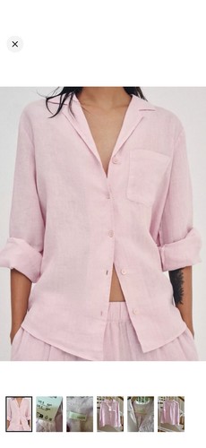 Camicia zara 100 lino - zara, 100%