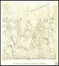 STAMPA ORIGINALE 1800 MADONNA
