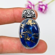 Beautiful Copper Sodalite 925