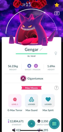 Pokemon non lucido - lucido, gigantamax