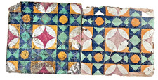 2 Piastrelle Antiche Maiolica