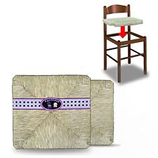 SEDUTA IN PAGLIA PER SEDIA Ricambio in  Paglia, Fondino Pisa 37x37