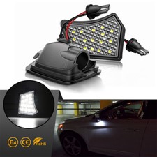 2x LED illuminazione ambiente specchietto retrovisore esterno per Volvo C30 C70 S40 S60 S80 V50 V70 XC90