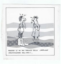 DISEGNO originale CASALONE promo Aerferrisi cartoon strip TAVOLA VIGNETTA 6