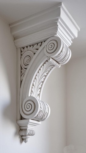 Staffa per mensola legno - staffa,