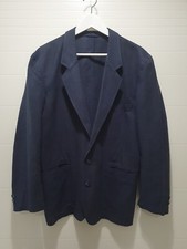 Giacca Uomo Lino Blu 48