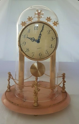 Orologio marmo rosa da - orologio,