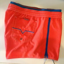 DIESEL costume pantaloncini uomo mare arancione cotone Mis. L W34 IT52